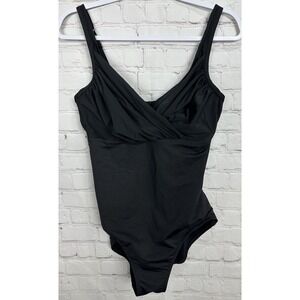 MagicSuit One Piece Swimsuit Womens Sz 14 adjustable straps built in bra, GUC‎